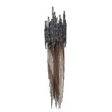 Curtis Jere Brutalist Kinetic Metal Wall Sculpture