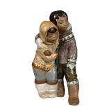 Lladro 'Couple from the Arctic' Gres Figurine