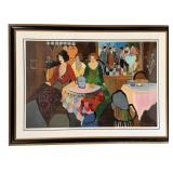 Itzchak Tarkay 'Waiting in Tavern' LE Serigraph