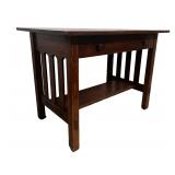 Antq Stickley Brothers Mission Oak Library Table