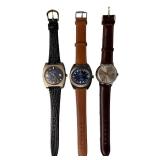 Vintage Men's Wrist Watches- Timex 21 Jewel, Berc