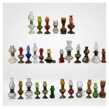Assortment Vintage Miniature Oil & Kerosene Lamps