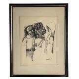 Francisco McBride - Surrealist Pen & Ink Drawing