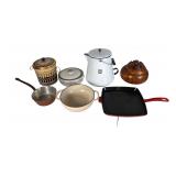 Vintage Cookware & Kitchenware Lot - Staub, Lodge,