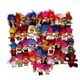 Collection of Vintage Russ Troll Dolls
