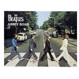 Paul McCartney Signed Beatles Abbey Road Poster