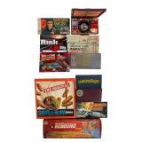 Assortment of Vintage Board Games & Casino Set