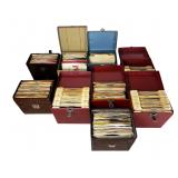 Large Collection of Vintage 45 RPM Records