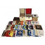 Large Collection of Vintage 45 RPM Vinyl Records