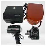 Bolex-Paillard D8L & Elmo Super 103T Movie Cameras