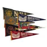 Vintage 1940s-1970s Full-Size Felt Pennants