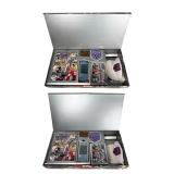 Two Super Bowl XXV Anniversary Commemorative Sets