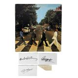 The Beatles Complete Set of Four Autographs