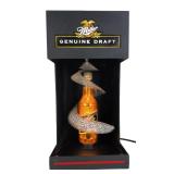 Vntg Miller Beer Rotating Motion Advertising Light