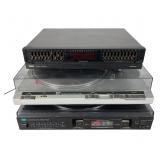 MCS 6205 & Sansui P-L51 Turntables, RCA Equalizer
