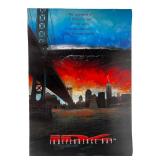 Will Smith Signed Independence Day Poster
