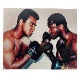 Muhammad Ali & Joe Frazier Signed 16x20 Photo