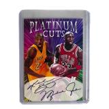 Kobe Bryant & Michael Jordan Platinum Cuts Card