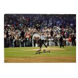 President George Bush Signed Baseball Photograph