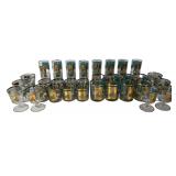 MCM Libbey Southern Comfort Steamboat 22K  Barware