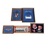 Vintage Bar Advertising Mirrors - Beck's, Grolsch,