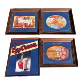Seagram's Sports & Sabra Egg Cream Bar Mirrors