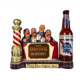 1950s Pabst Barbershop Quartet Back Bar Display