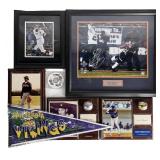 Baseball & Football Stars Autographed Memorabilia
