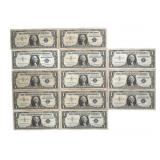 1957 SILVER CERTIFICATE 1 DOLLAR NOTES