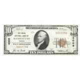 1929 US TYPE 1 $10 NATIONAL CURRENCY BROWN SEAL NO