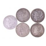 1880-1889 US MORGAN SILVER DOLLARS