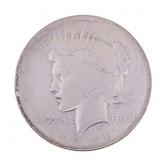 1921 US SILVER PEACE DOLLAR