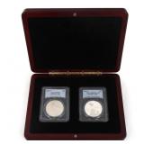 2005-P US MARINE CORPS COMMEMORATIVE SILVER COINS