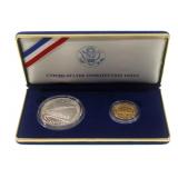 1987 US SILVER & GOLD CONSTITUTION PROOF COINS