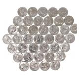 1958 US SILVER DENVER MINT WASHINGTON QUARTERS