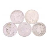 1922-1924 US SILVER PEACE DOLLARS