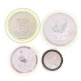 AUSTRALIA AND PANAMA BULLION SILVER ROUNDS