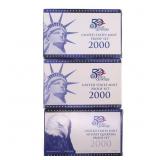 2000 US MINT PROOF STATE QUARTER COIN SETS