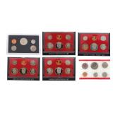 1972, 1980-1983 US PROOF COIN SETS