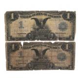 1899 $1 BLACK EAGLE SILVER CERTIFICATE LARGE NOTES