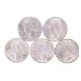 1922-23 US SILVER PHILADELPHIA MINT PEACE DOLLARS