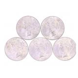 1923 US SILVER PHILADELPHIA MINT PEACE DOLLARS