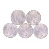 1923 US SILVER PHILADELPHIA MINT PEACE DOLLARS