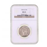 1954-D US SILVER WASHINGTON 25C NGC MS 65