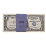 1957 US $1 SILVER CERTIFICATE BLUE SEAL NOTES $50