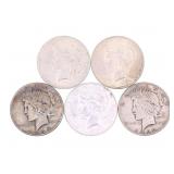 1922-1935 US PHILDELPHIA MINT SILVER PEACE DOLLARS