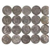 1964 US SILVER KENNEDY HALF DOLLARS $10 FACE VALUE