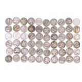 US SILVER MERCURY DIME COINS
