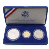 US GOLD & SILVER LIBERTY 3 COIN SET
