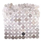 20TH C. US SILVER ROOSEVELT DIMES & WASHINGTON QUA